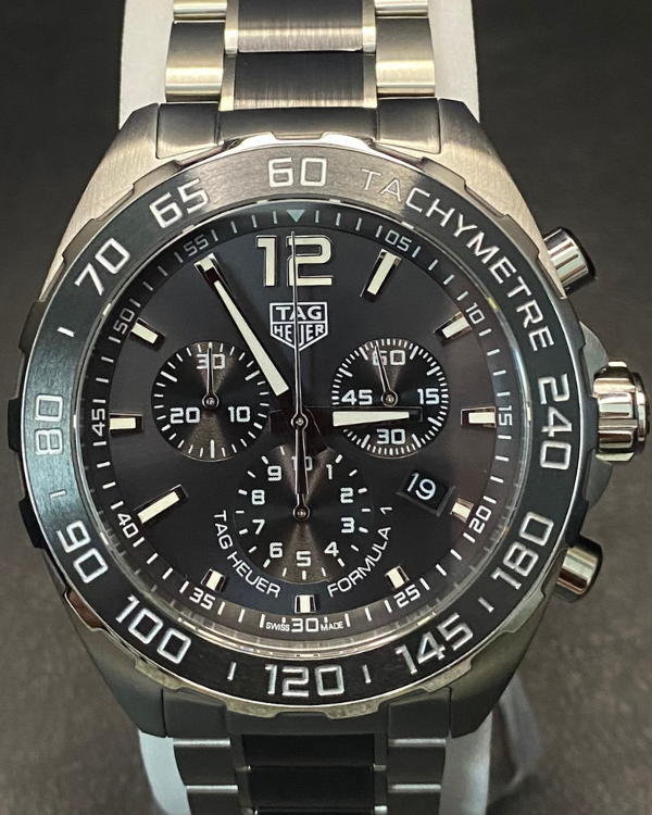 2021 TAG Heuer Formula 1 Chronograph 43MM Steel Grey Dial (CAZ1011.BA0843)