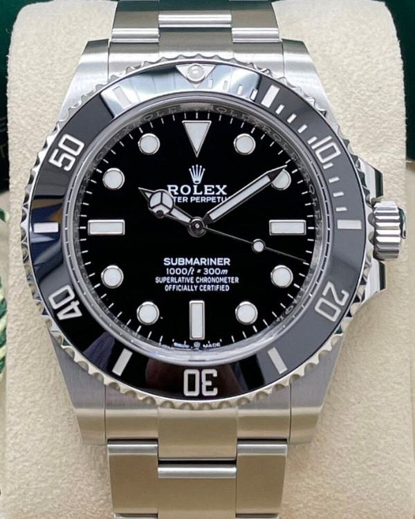 2023 Rolex Submariner No Date Oystersteel Black Dial (124060)