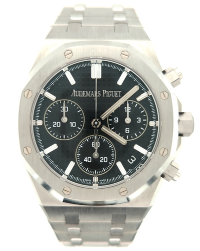 Audemars Piguet Royal Oak Chronograph "50th Anniversary" 41MM Black Dial Steel Bracelet (26240ST)