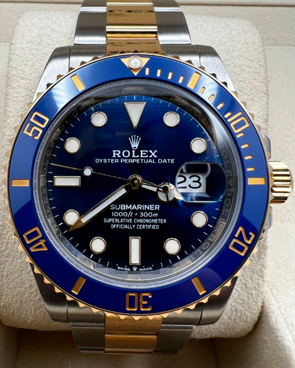 2023 Rolex Submariner Date "Bluesy" 41MM Blue Dial Two-Tone Bracelet (126613LB)