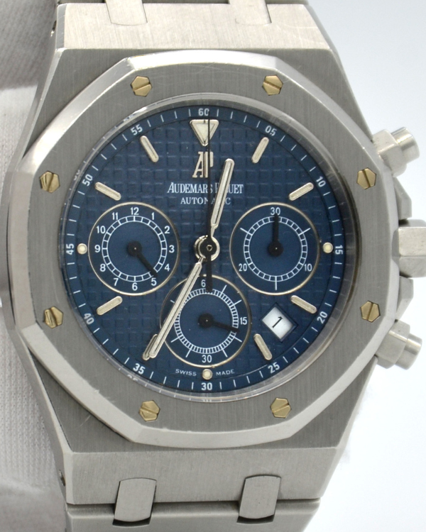 Audemars Piguet Royal Oak Chronograph 39MM Blue Dial Steel Bracelet (26300ST)