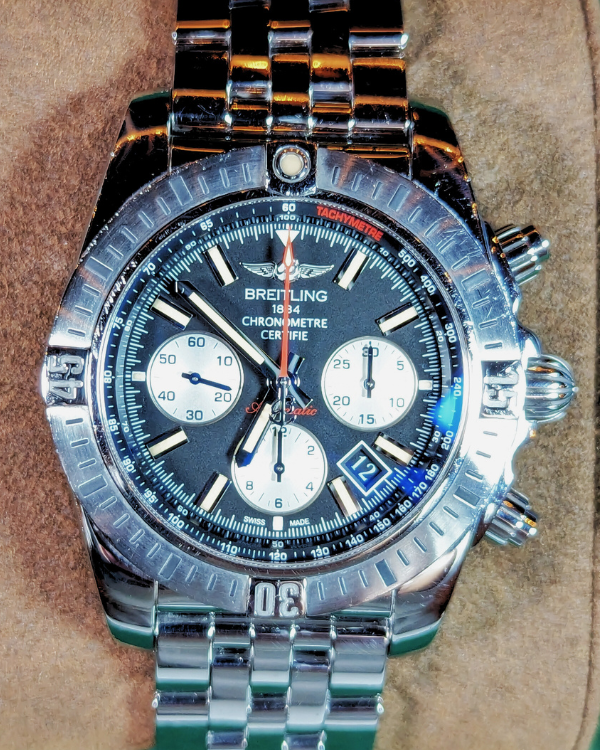 2016 Breitling Chronomat 44 Airborne Special Edition 30th Anniversary Steel Black Dial (AB01154G/BD13)