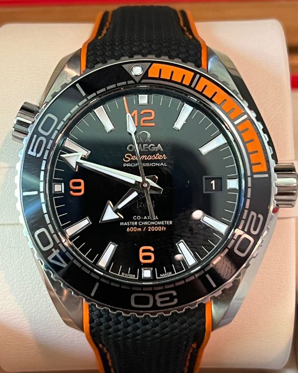 2022 Omega Seamaster Planet Ocean 600M Co-Axial Master Chronometer 43.5MM Strap Black Dial (215.32.44.21.01.001)