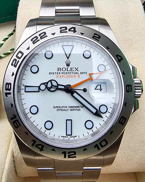 2020 Rolex Explorer II 42MM White Dial Oyster Bracelet (216570)