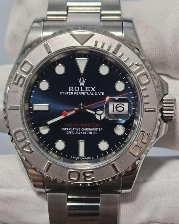2017 Rolex Yacht-Master 40MM Blue Dial Oyster Bracelet (116622)
