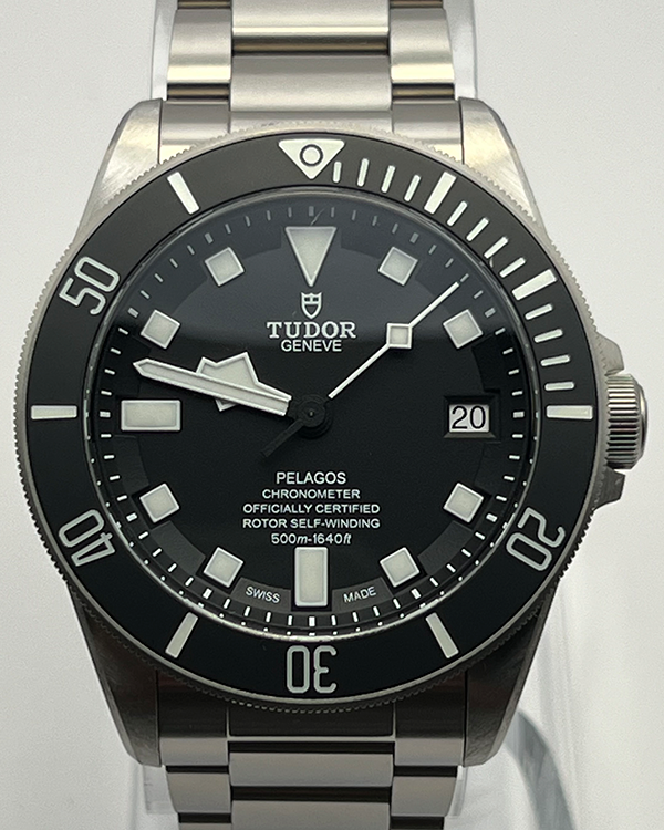 2022 Tudor Pelagos 42MM Black Dial Titanium Bracelet (25600)