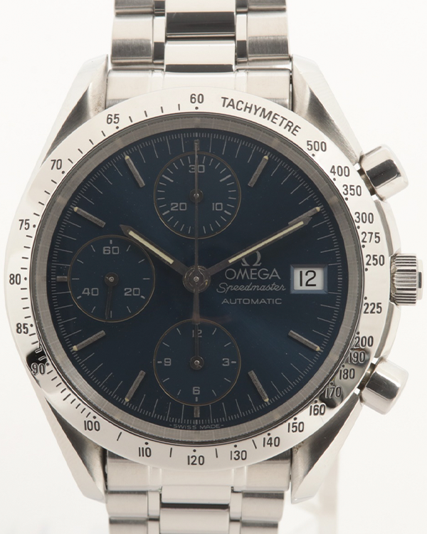 Omega Speedmaster Date 39MM Blue Dial Steel Bracelet (3511.80.00)