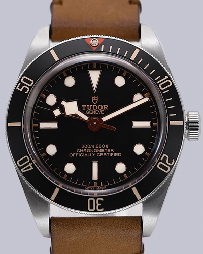 2022 Tudor Black Bay Fifty-Eight 39MM Black Dial Leather Strap (79030N)