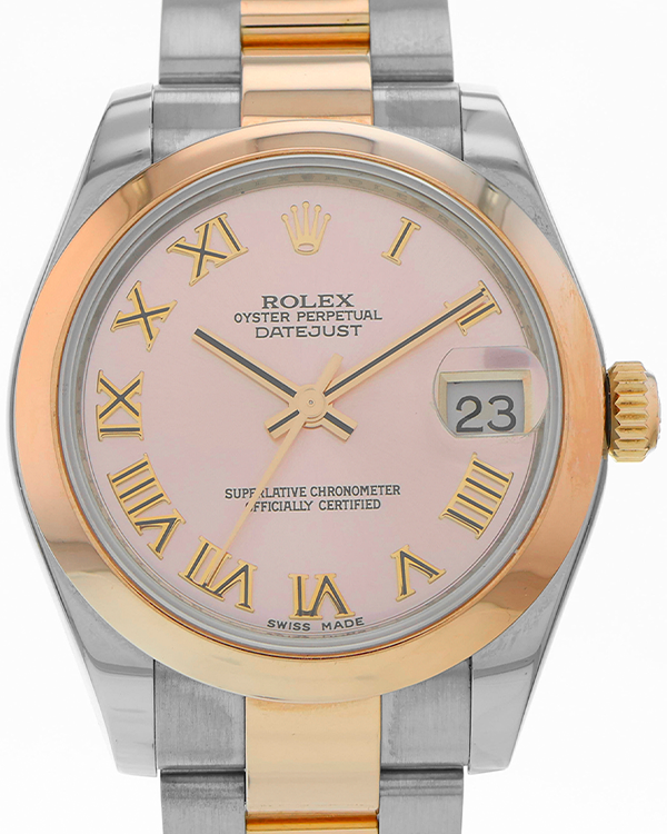 2014 Rolex Datejust 31MM Pink Dial Two-Tone Bracelet (178241)