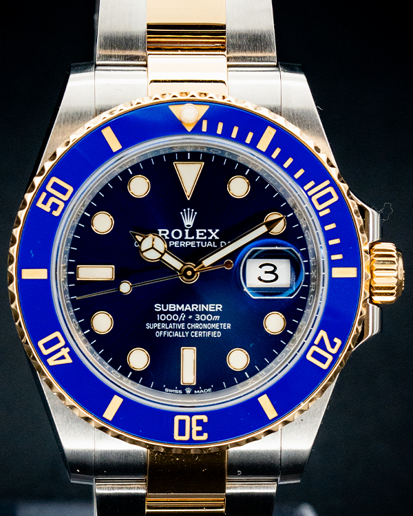 2022 Rolex Submariner Date "Bluesy" 41MM Blue Dial Two-Tone Oyster Bracelet (126613LB)