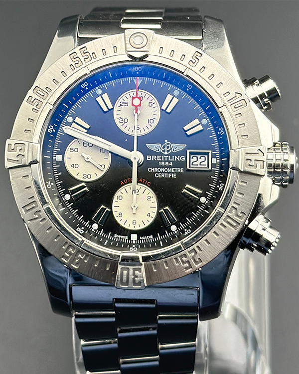 2013 Breitling Avenger Skyland 45MM Blue Dial Steel Bracelet (A1338012/B995)