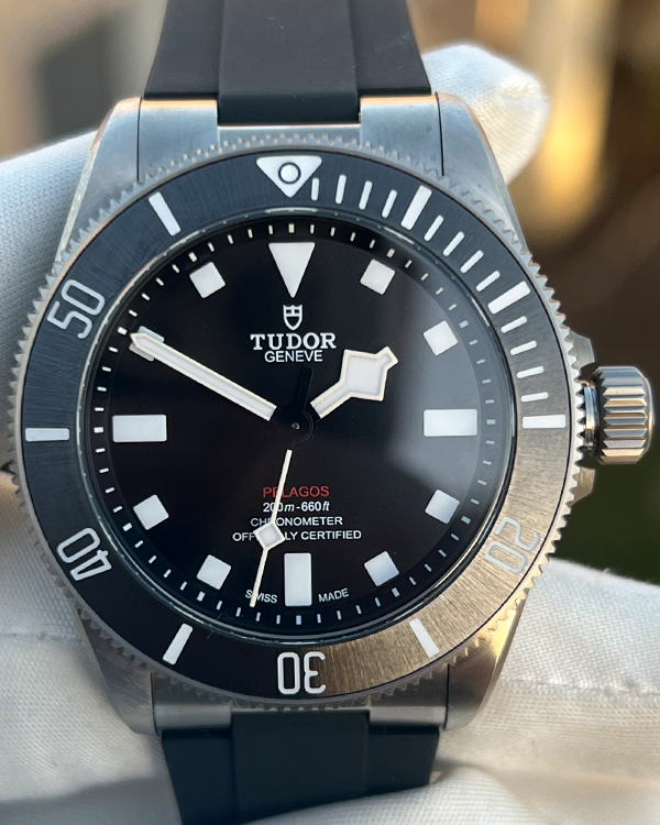 Tudor Pelagos 39MM Black Dial Rubber Strap (M25407N-0001)