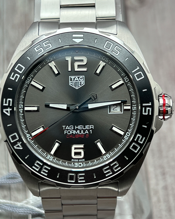 2022 TAG Heuer Formula 1 Automatic 43MM Bracelet Steel Grey Dial (WAZ2011.BA0842)