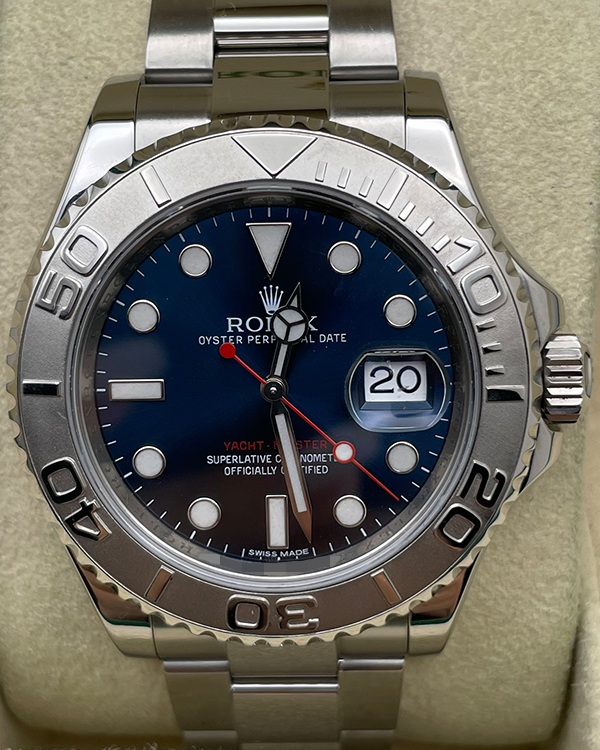 2013 Rolex Yacht-Master 40 Steel Blue Dial (116622)