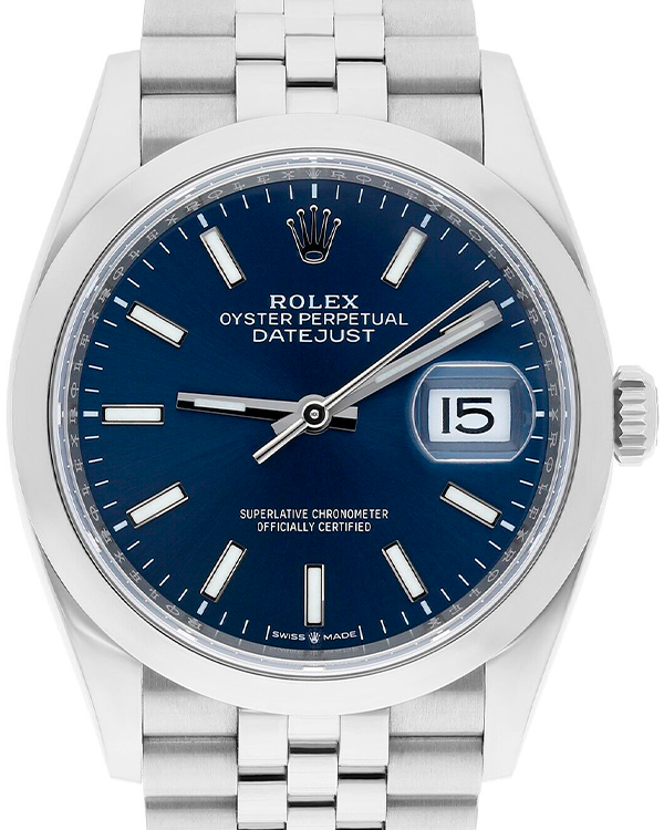 2022 Rolex Datejust 36MM Blue Dial Jubilee Bracelet (126200)