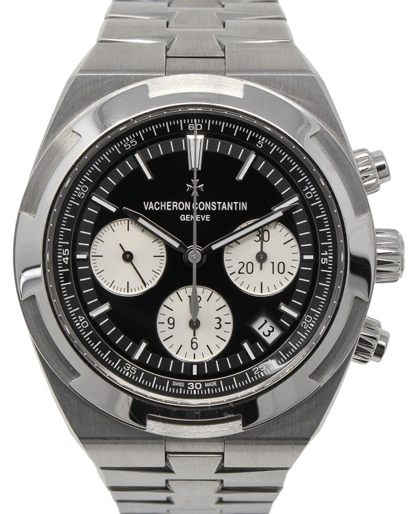 2020 Vacheron Constantin Overseas Chronograph 42.5MM Black Dial Steel Bracelet (5500V/110A-B481)