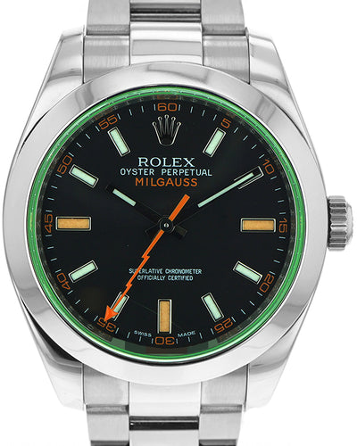 Rolex Milgauss 40MM Black Dial Oyster Bracelet (116400GV)