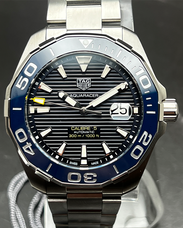 2020 TAG Heuer Aquaracer 300M 43MM Steel Blue Dial (WAY201B.BA0927)