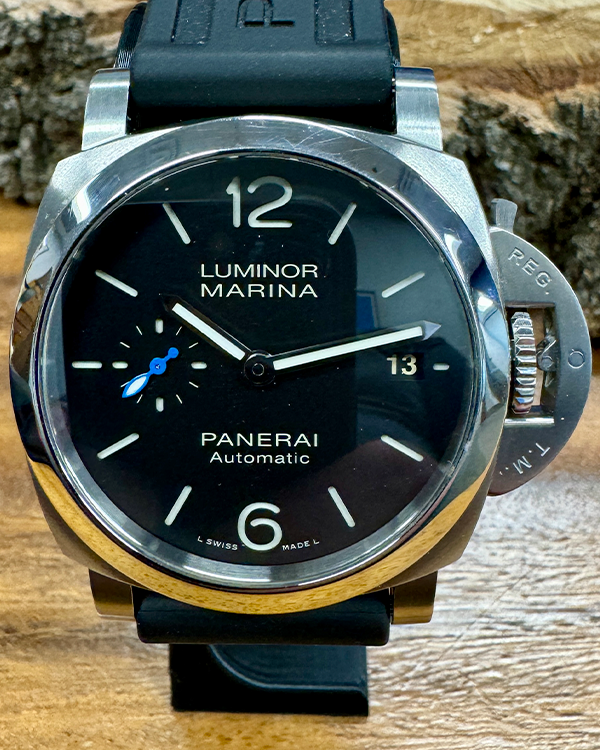 2023 Panerai Luminor 1950 40MM Black Dial Rubber Strap (PAM01372)