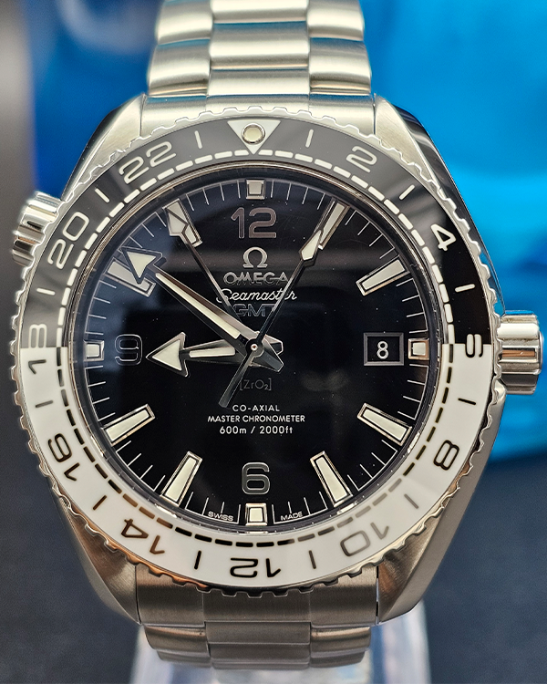 2022 Omega Seamaster Planet Ocean 43.5MM Black Dial Steel Bracelet (215.30.44.22.01.001)