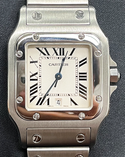 Cartier Santos Galbée 29MM Quartz Silver Dial Steel Bracelet (1564)