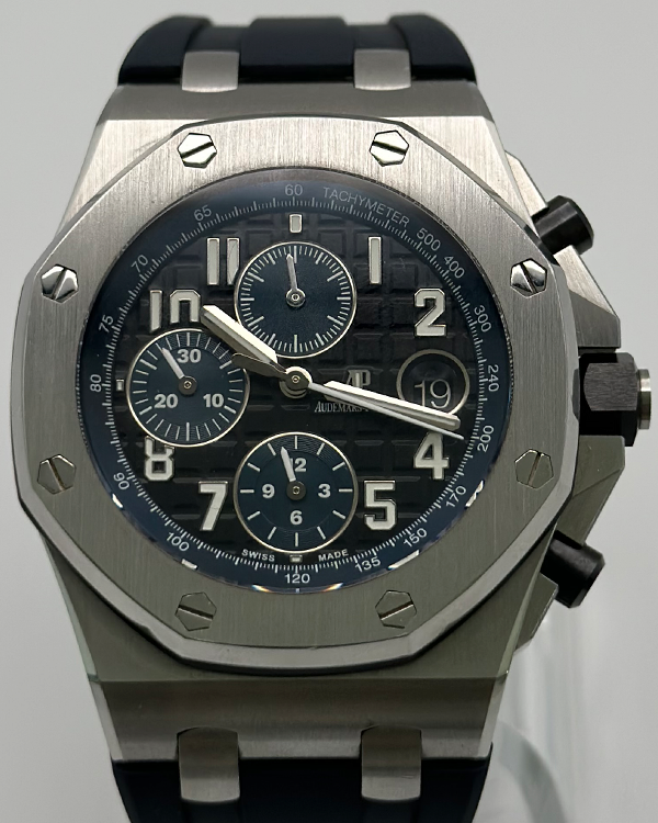 Audemars Piguet Royal Oak Offshore 42MM Black Dial Rubber Strap (26470ST.OO.A028CR.01)