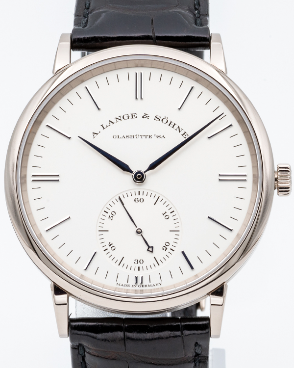 A. Lange & Söhne Saxonia Automatic 38.5MM Silver Dial Leather Strap (380.027)