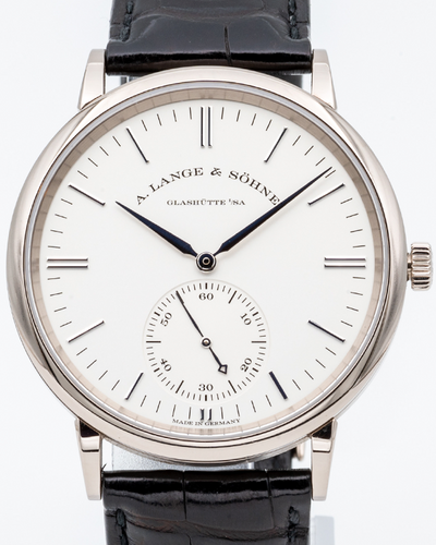 A. Lange & Söhne Saxonia Automatic 38.5MM Silver Dial Leather Strap (380.027)