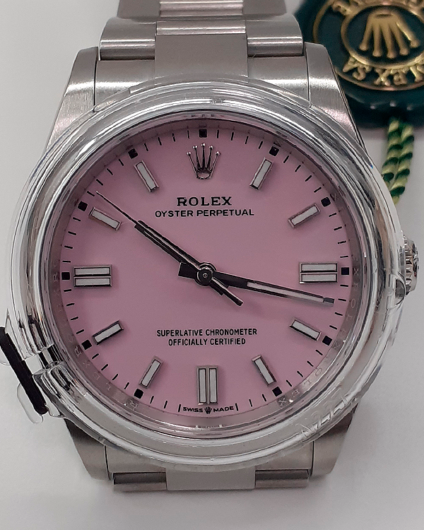 2024 Rolex Oyster Perpetual 36MM Pink Dial Oyster Bracelet (126000)