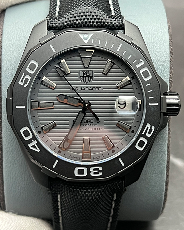 2021 TAG Heuer Aquaracer 41MM Steel Strap Grey Dial (WAY218B.FC6364)