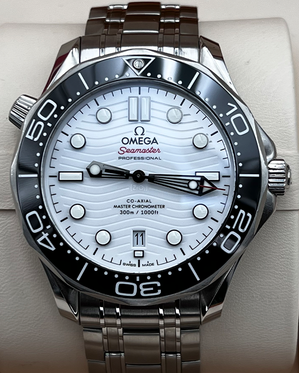 2020 Omega Seamaster Diver 300M Steel White Dial (210.30.42.20.04.001)