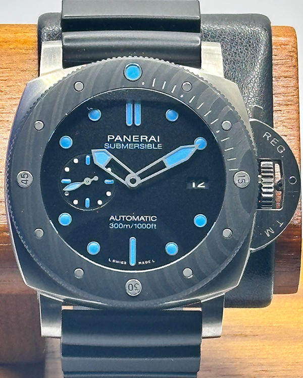 2020 Panerai Submersible BMG-TECH 47MM Black Dial Rubber Strap (PAM00799)