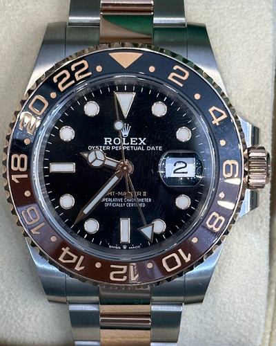 2023 Rolex GMT-Master II "Rootbeer" 40MM Black Dial Two-Tone Bracelet (126711CHNR)