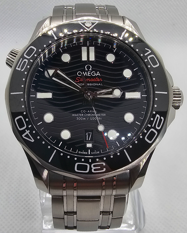 Omega Seamaster Diver 300M 42MM Black Dial Steel Bracelet (210.32.42.20.01.001)