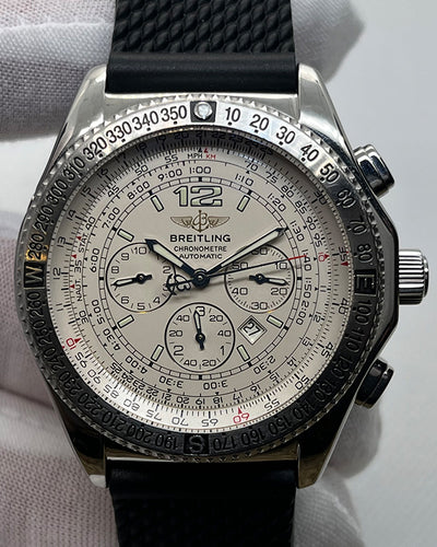 Breitling B-2 Professional Chronograph Stainless Steel White Dial (A42362)