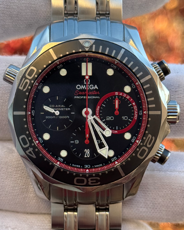 2014 Omega Seamaster Diver 300M L.E. 44MM Black Dial Steel Bracelet (212.32.44.50.01.001)