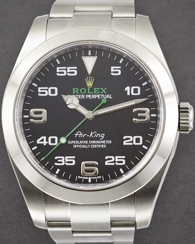 2021 Rolex Air-King 40MM Black Dial Oyster Bracelet (116900)