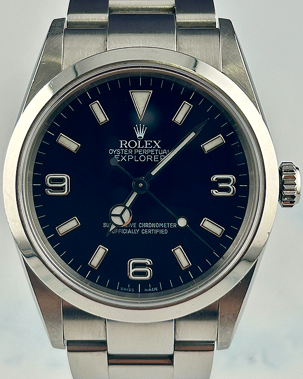 Rolex Explorer 36MM Black Dial Oyster Bracelet (114270)