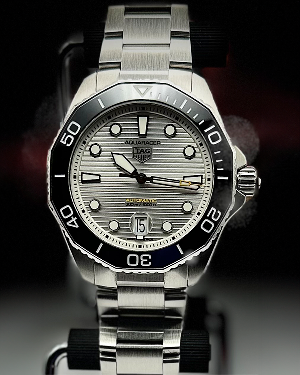 2022 TAG Heuer Aquaracer Professional 300M 43MM Grey Dial Steel Bracelet (WBP201C.BA0632)