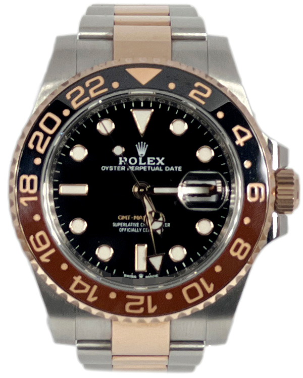 2020 Rolex GMT-Master II "Root Beer" 40MM Black Dial Two-Tone Bracelet (126711CHNR)