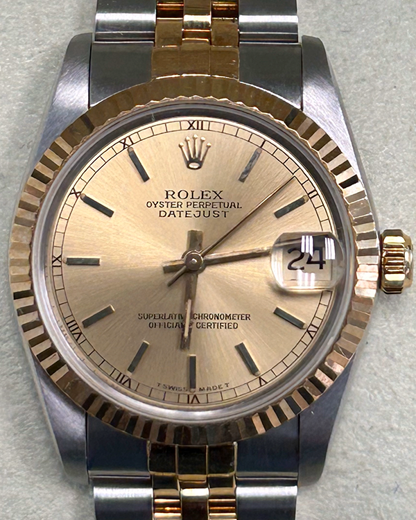 1989 Rolex Datejust 31MM Chamapagne Dial Two-Tone Jubilee Bracelet (68273)