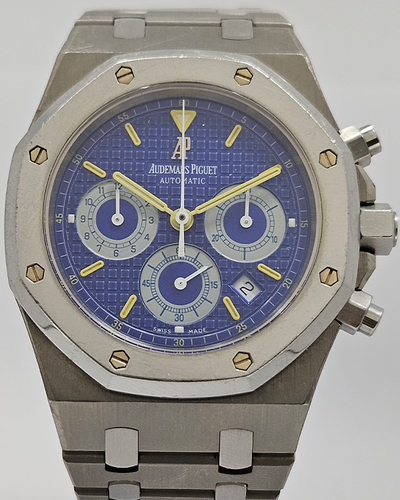 2001 Audemars Piguet Royal Oak "City Of Sails" L.E. 39MM Blue Dial Titanium Bracelet (25860IS.O.1110IS.01)