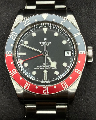 2018 Tudor Black Bay GMT "Pepsi" 41MM Black Dial Steel Bracelet (79830RB)