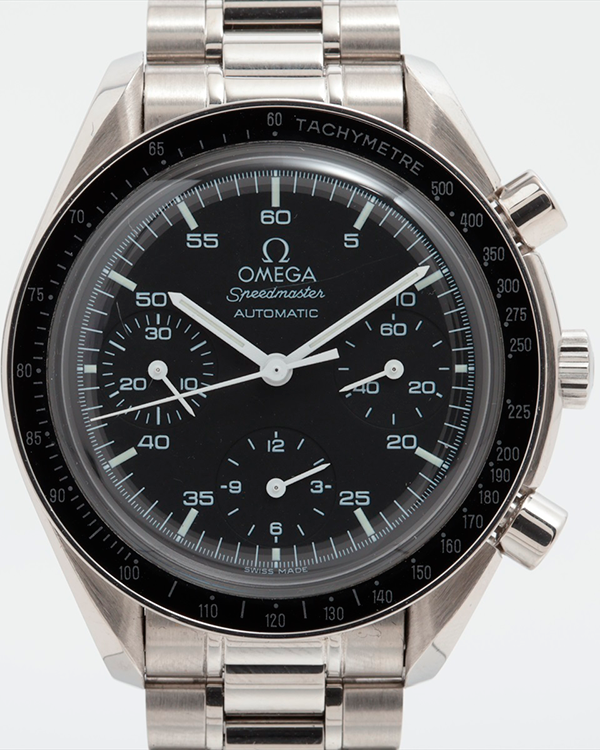 Omega Speedmaster Reduced 39MM Black Dial Steel Bracelet (3510.50.00)