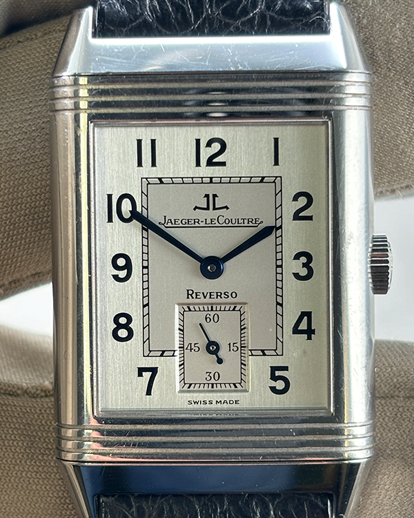 Jaeger-LeCoultre Reverso Grande Taille 26X42MM Silver Dial Leather Strap (270.8.62)