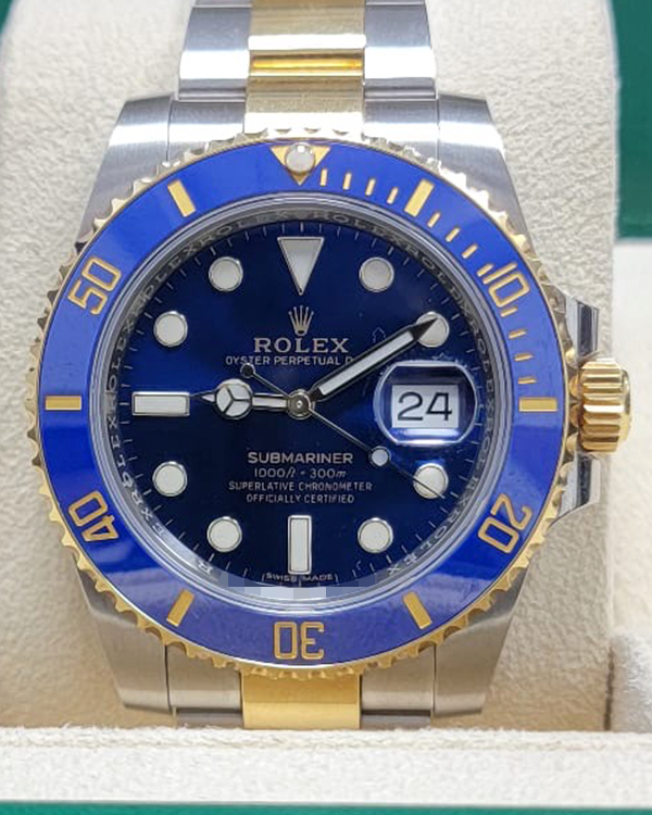 2017 Rolex Submariner Date 40MM Blue Dial Two-Tone Oyster Bracelet (116613LB)