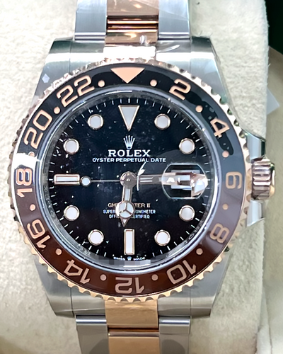 2020 Rolex GMT-Master II "Rootbeer" 40MM Black Dial Two-Tone Bracelet (126711CHNR)