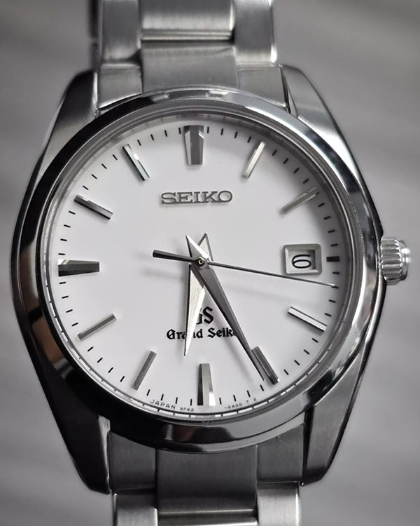 Grand Seiko Heritage Collection 37MM Quartz White Dial Steel Bracelet (SBGX059)