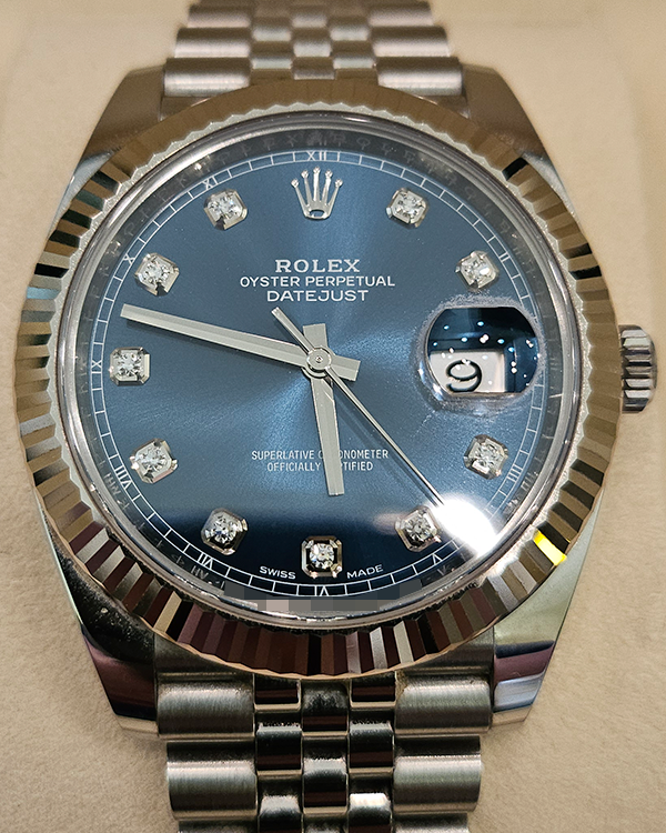 2018 Rolex Datejust 41MM Blue Dial Jubilee Bracelet (126334)