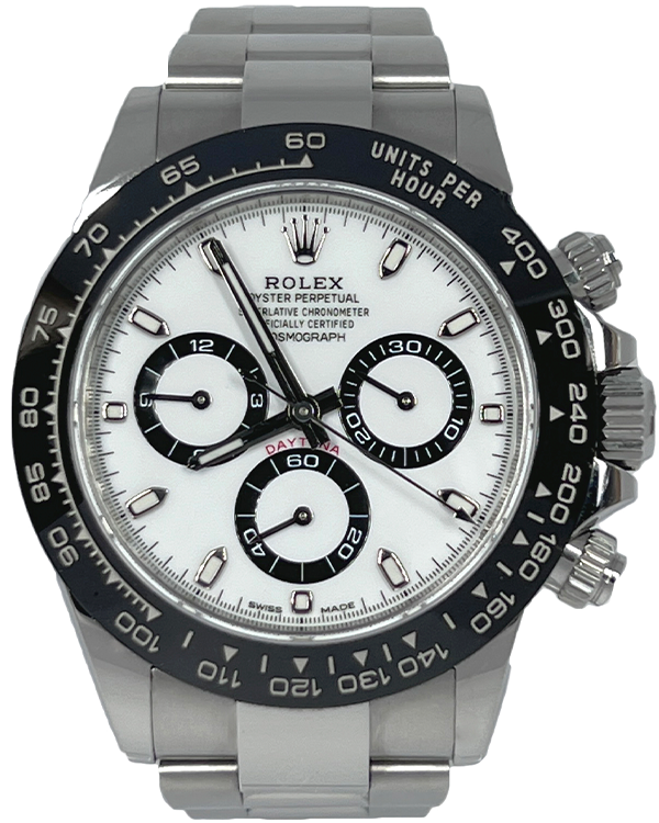 2019 Rolex Cosmograph Daytona 40MM White Dial Oystersteel Bracelet (116500LN)